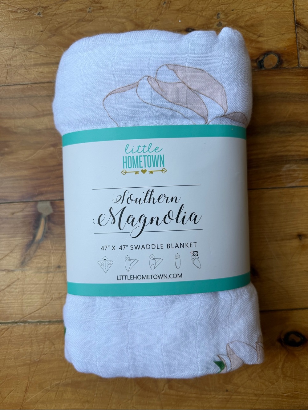 NEW Southern Magnolia Swaddle Blanket